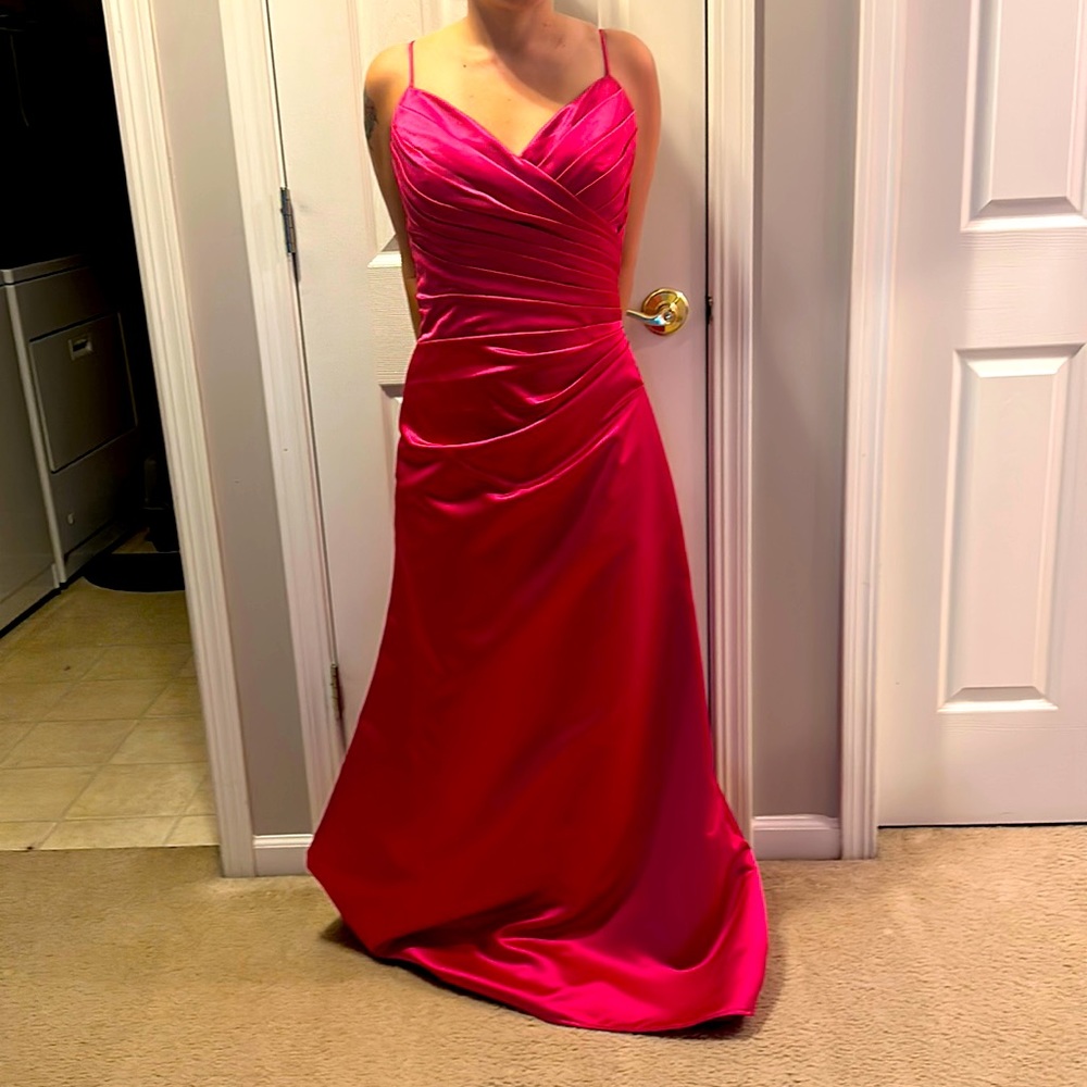 Pink prom dress